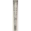 Scabbard design with a winged female figure