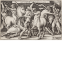 Hércules luchando contra los centauros