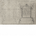 Design for the base and capital of a Corinthian column