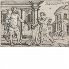 Lichas presenting Hercules with the poisoned tunic