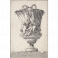 Vase decorated with Bucranium handles and putti holding festoons