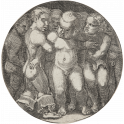 Eight nude children