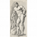 The Farnese Hercules, facing left