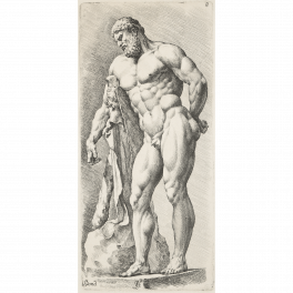 The Farnese Hercules, facing left