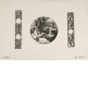 Design for watchcase with scene of Joseph and Potiphar's wife